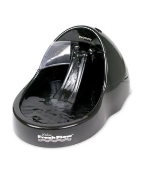 Petmate  Fresh Flow Deluxe Fountain Black Large