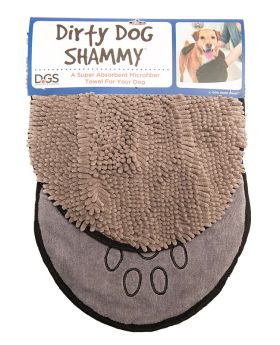 Dirty Dog Shammy - 13x31" Grey
