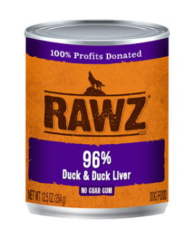 Rawz 96% Duck & Duck Liver Pate 12.5oz