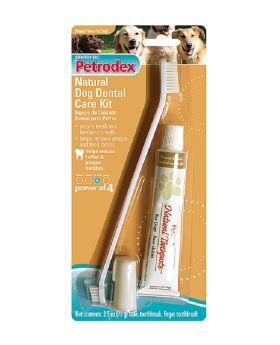 Petrodex Natural Dog Dental Care Kit