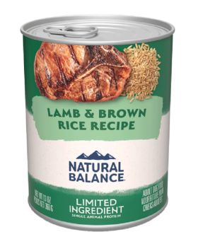 Natural Balance Lamb & Brown Rice 13oz