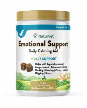NaturVet Emotional Support Calming Aid 120ct