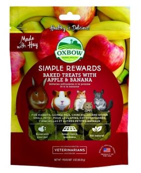 Oxbow Simple Rewards Apple/Banana Treats 3oz