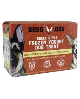 Boss Dog Frozen Yogurt - Cheddar & Bacon 4pk