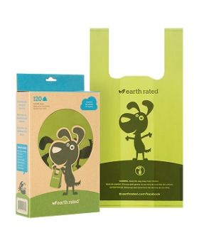Earth Rated Unscented Handled Poop Bags - 120/box