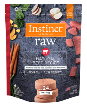 Instinct Raw Patties - Beef 6lb