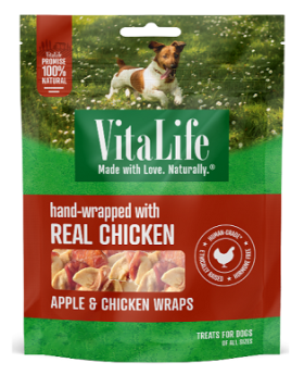 VitaLife Apple & Chicken Wraps 400gm