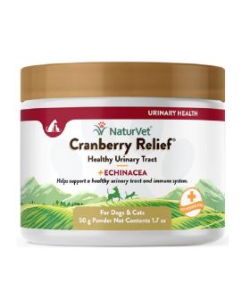 NaturVet Cranberry Relief + Echinacea 50gm Powder