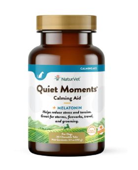 NaturVet Quiet Moments + Melatonin 30ct Tabs