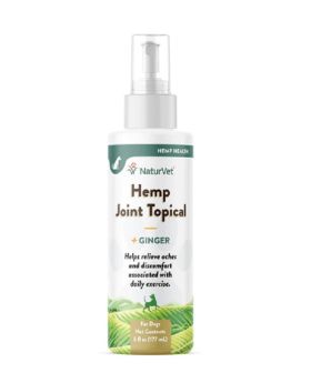 NaturVet Hemp Joint Topical Spray - Ginger 177ml