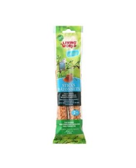 Living World Budgie Sticks - Honey Flavored 60gm