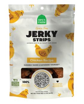 Open Farm GF Jerky Strips - Chicken 5.6oz