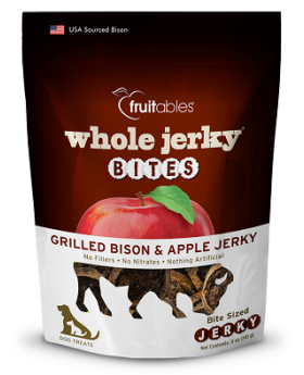 Fruitables Whole Jerky Bites Grilled Bison