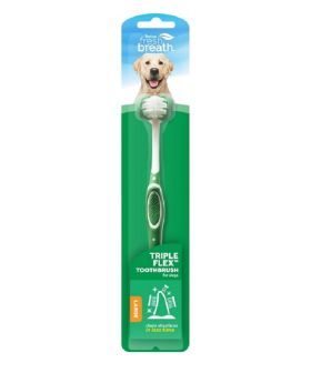 TropiClean Triple Flex Toothbrush - Large Dogs
