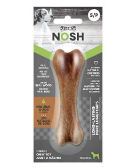 Zeus Nosh Nylon & Wood Chew Bone - Small