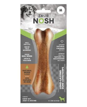 Zeus Nosh Nylon & Wood Chew Bone - Medium