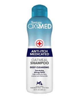 TropiClean OxyMed Anti Itch Medicated Shampoo 20oz