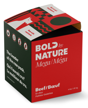 Bold Mega Patties - Beef Dog Food