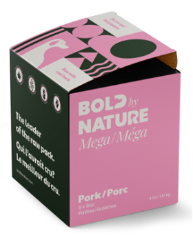 Bold Mega Patties - Pork Dog Food