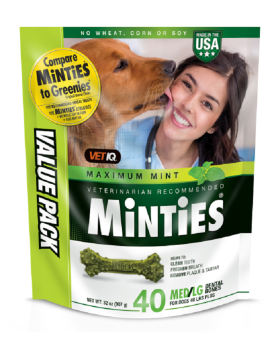 Minties Maximum Mint Dental Bones MED/LRG
