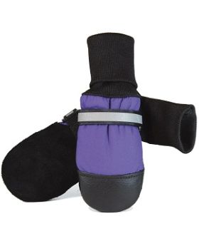 Muttluks - Fleece Lined Dog Boots Purple