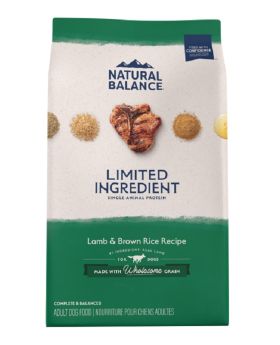 Natural Balance LID Lamb & Brown Rice Dog Food