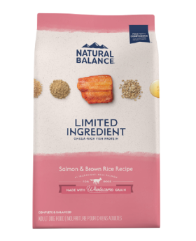 Natural Balance LID Salmon w/Brown Rice Dog Food