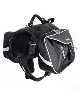 Summit Dog Backpack Black and Charcoal